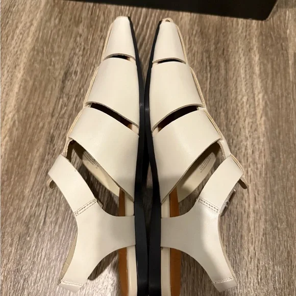 Vegabond Cream Leather Wioletta Fisherman Flat Sandals 8.5 - Picture 6 of 6